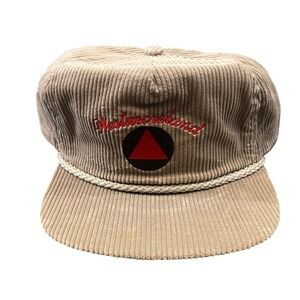 Imperial Headwear Westmoreland Hat Mens OS Tan Corduroy Rope Vintage Made in USA